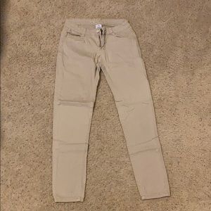 Skinny Uniform Pants - Khaki